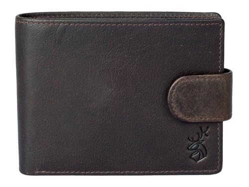 Mala Leather Shaftsbury Extra Capacity Wallet - RFID Protected Oiled Leather Tab Wallet for Men, 10 Card Slots, Note Sections, Gift Boxed - 11x8.5x3cm, braun, 11 x 8.5 Centimeters, Klassisch Mala Leather Shaftsbury Extra Capacity Wallet - RFID Protected Oiled Leather Tab Wallet for Men, 10 Card Slots, Note Sections, Gift Boxed - 11x8.5x3cm, braun, 11 x 8.5 Centimeters, Klassisch von Mala Leather