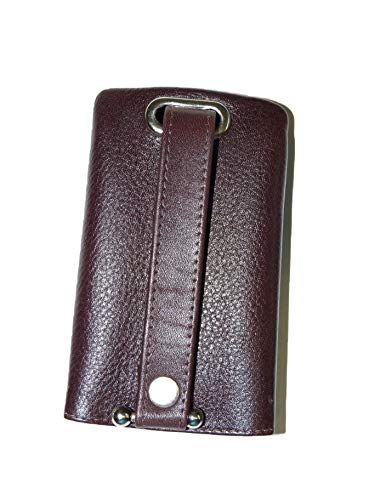 Verve Bell Keycase aus weichem Leder, braun, M, Klassisch von Mala Leather