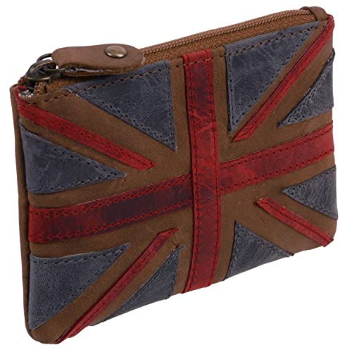 Mala Leder Herren Union Jack Geldbörse, Classic von Mala