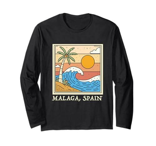 Malaga Spanien Souvenirs Espana Reise Urlaub Männer Frauen Langarmshirt von Malaga Spain souvenirs Travel
