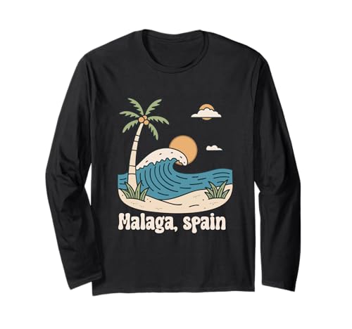Malaga Spanien Souvenirs Espana Reise Urlaub Männer Frauen Langarmshirt von Malaga Spain souvenirs Travel