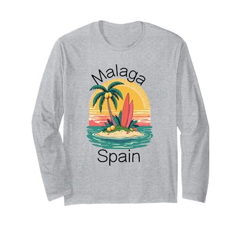 Malaga Spanien Souvenirs Espana Reise Urlaub Männer Frauen Langarmshirt von Malaga Spain souvenirs Travel