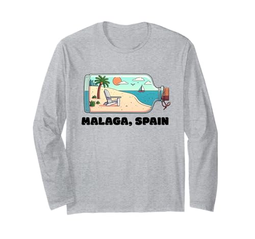 Malaga Spanien Souvenirs Espana Reise Urlaub Männer Frauen Langarmshirt von Malaga Spain souvenirs Travel