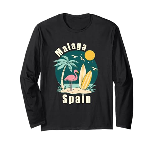 Malaga Spanien Souvenirs Espana Reise Urlaub Männer Frauen Langarmshirt von Malaga Spain souvenirs Travel