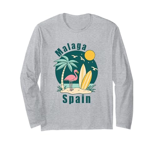 Malaga Spanien Souvenirs Espana Reise Urlaub Männer Frauen Langarmshirt von Malaga Spain souvenirs Travel