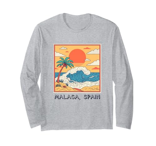 Malaga Spanien Souvenirs Espana Reise Urlaub Männer Frauen Langarmshirt von Malaga Spain souvenirs Travel