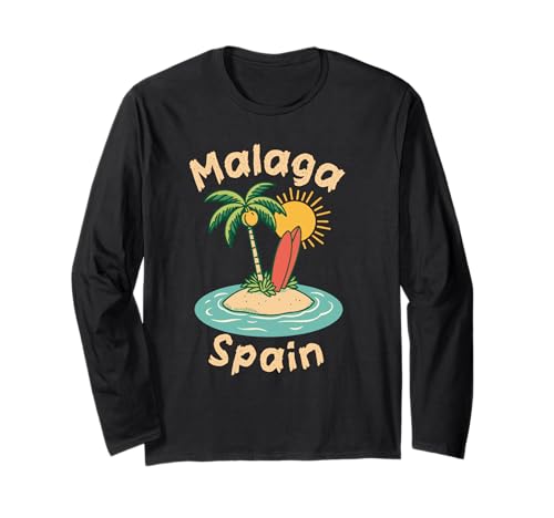 Malaga Spanien Souvenirs Espana Reise Urlaub Männer Frauen Langarmshirt von Malaga Spain souvenirs Travel