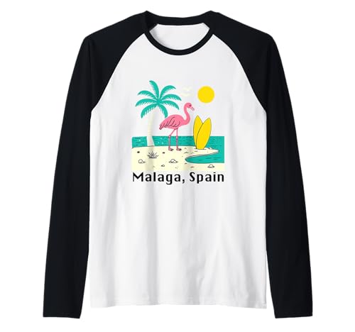 Malaga Spanien Souvenirs Espana Reise Urlaub Männer Frauen Raglan von Malaga Spain souvenirs Travel