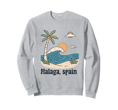 Malaga Spanien Souvenirs Espana Reise Urlaub Männer Frauen Sweatshirt von Malaga Spain souvenirs Travel