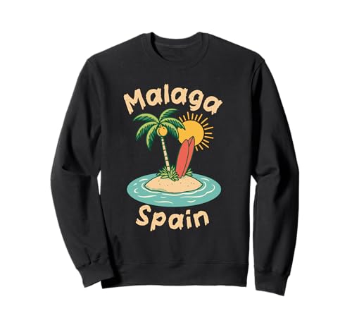 Malaga Spanien Souvenirs Espana Reise Urlaub Männer Frauen Sweatshirt von Malaga Spain souvenirs Travel