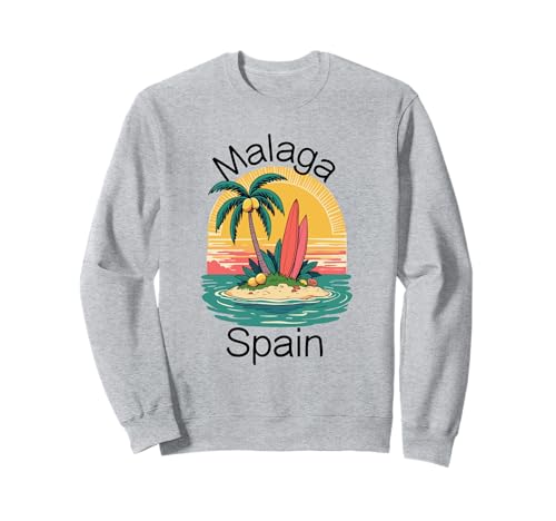 Malaga Spanien Souvenirs Espana Reise Urlaub Männer Frauen Sweatshirt von Malaga Spain souvenirs Travel