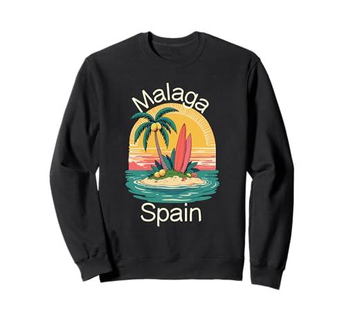Malaga Spanien Souvenirs Espana Reise Urlaub Männer Frauen Sweatshirt von Malaga Spain souvenirs Travel