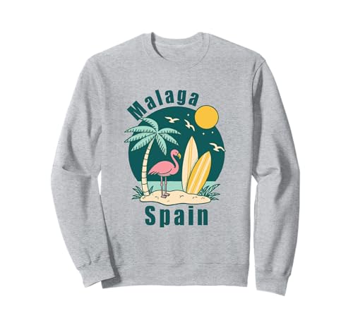 Malaga Spanien Souvenirs Espana Reise Urlaub Männer Frauen Sweatshirt von Malaga Spain souvenirs Travel