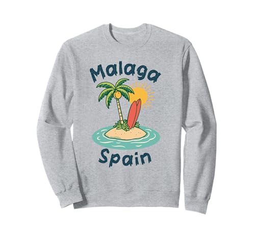 Malaga Spanien Souvenirs Espana Reise Urlaub Männer Frauen Sweatshirt von Malaga Spain souvenirs Travel