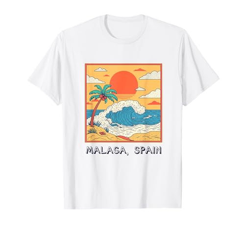 Malaga Spanien Souvenirs Espana Reise Urlaub Männer Frauen T-Shirt von Malaga Spain souvenirs Travel