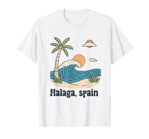 Malaga Spanien Souvenirs Espana Reise Urlaub Männer Frauen T-Shirt von Malaga Spain souvenirs Travel