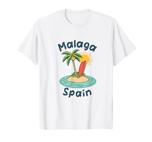 Malaga Spanien Souvenirs Espana Reise Urlaub Männer Frauen T-Shirt von Malaga Spain souvenirs Travel