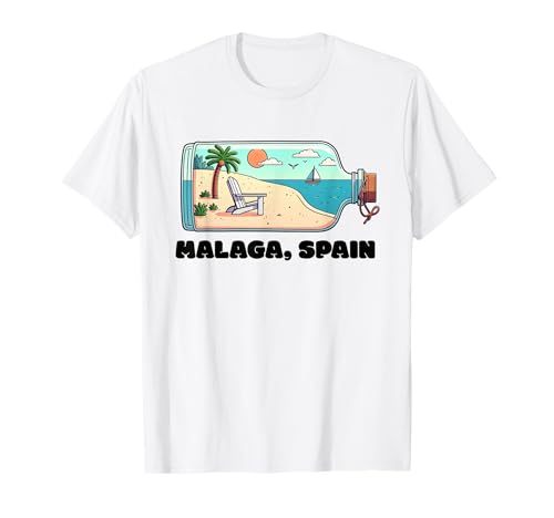 Malaga Spanien Souvenirs Espana Reise Urlaub Männer Frauen T-Shirt von Malaga Spain souvenirs Travel