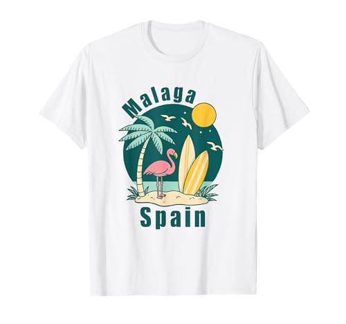 Malaga Spanien Souvenirs Espana Reise Urlaub Männer Frauen T-Shirt von Malaga Spain souvenirs Travel