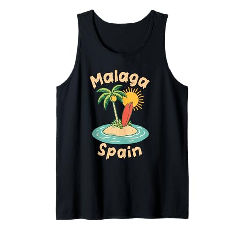 Malaga Spanien Souvenirs Espana Reise Urlaub Männer Frauen Tank Top von Malaga Spain souvenirs Travel