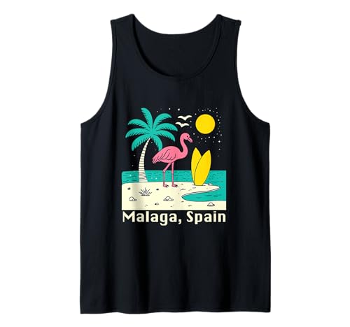 Malaga Spanien Souvenirs Espana Reise Urlaub Männer Frauen Tank Top von Malaga Spain souvenirs Travel