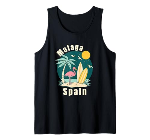 Malaga Spanien Souvenirs Espana Reise Urlaub Männer Frauen Tank Top von Malaga Spain souvenirs Travel