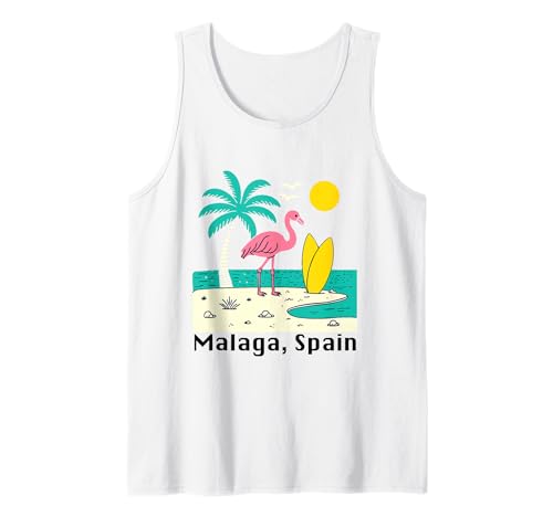 Malaga Spanien Souvenirs Espana Reise Urlaub Männer Frauen Tank Top von Malaga Spain souvenirs Travel