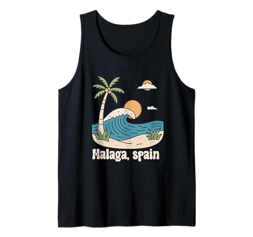 Malaga Spanien Souvenirs Espana Reise Urlaub Männer Frauen Tank Top von Malaga Spain souvenirs Travel