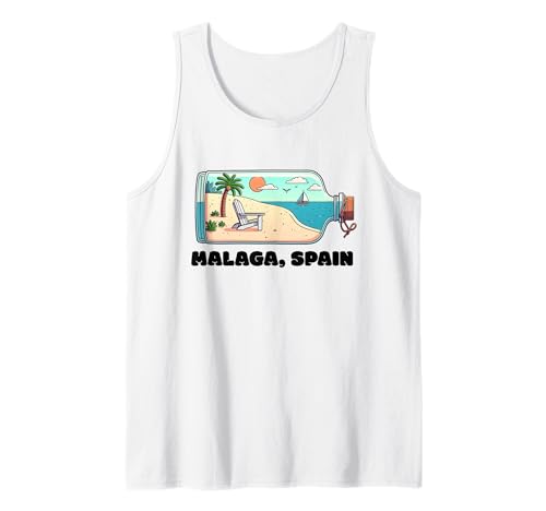 Malaga Spanien Souvenirs Espana Reise Urlaub Männer Frauen Tank Top von Malaga Spain souvenirs Travel