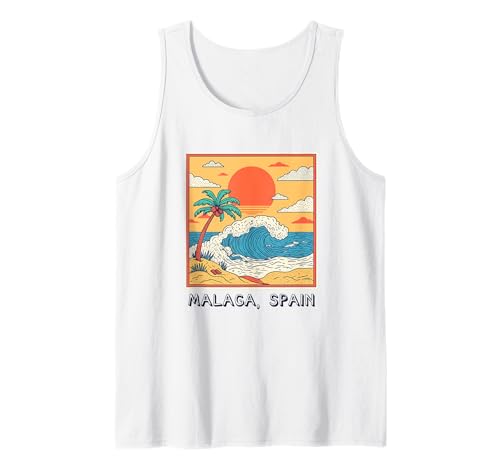 Malaga Spanien Souvenirs Espana Reise Urlaub Männer Frauen Tank Top von Malaga Spain souvenirs Travel