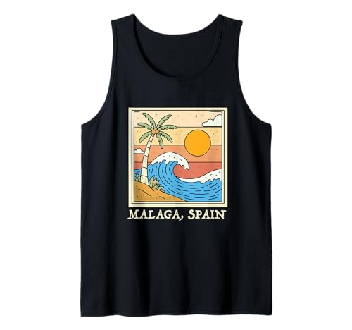 Malaga Spanien Souvenirs Espana Reise Urlaub Männer Frauen Tank Top von Malaga Spain souvenirs Travel