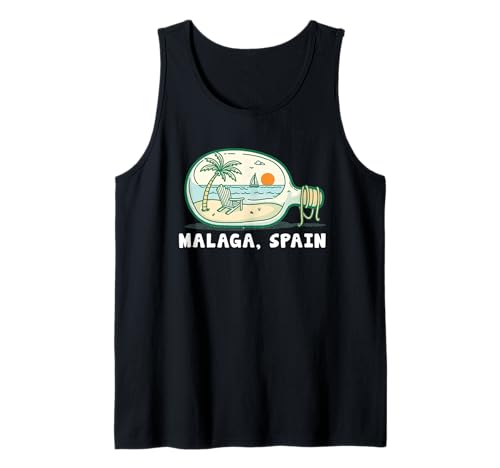 Malaga Spanien Souvenirs Espana Reise Urlaub Männer Frauen Tank Top von Malaga Spain souvenirs Travel