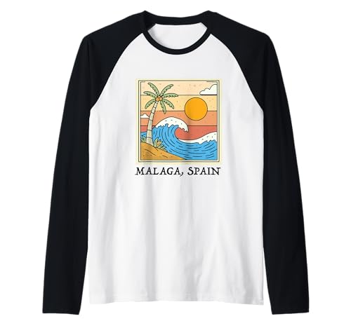 Souvenirs aus Malaga Spanien España Reise Männer Frauen Raglan von Malaga Spain souvenirs Travel
