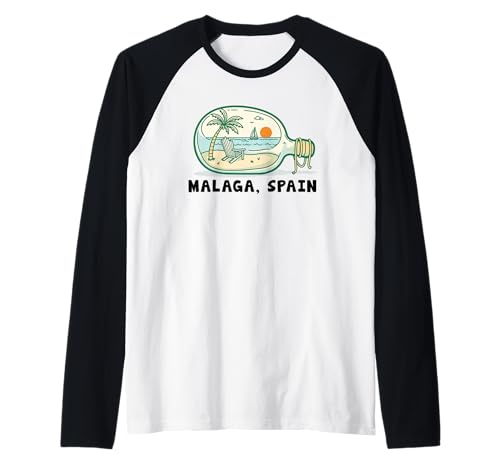 Souvenirs aus Malaga Spanien España Reise Männer Frauen Raglan von Malaga Spain souvenirs Travel