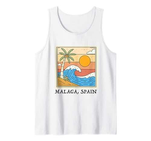 Souvenirs aus Malaga Spanien España Reise Männer Frauen Tank Top von Malaga Spain souvenirs Travel