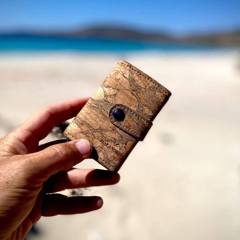 Kork Kartenhalter "Companheiro Pro - Wood Edition" #kork #geldbörse #portemonnaie #kartenhalter #wood #cork #vegan #clip #brieftasche von MalandroFashion