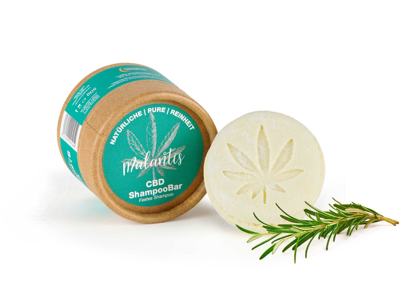 Malantis Festes Haarshampoo Natürliches CBD ShampooBar für Glanz und Pflege, Rückfettendes Shampoo mit Keratin, Rosmarin- & Nachtkerzenöl, 100% Naturkosmetik, Handmade in Germany Malantis Festes Haarshampoo Natürliches CBD ShampooBar für Glanz und Pflege, Rückfettendes Shampoo mit Keratin, Rosmarin- & Nachtkerzenöl, 100% Naturkosmetik, Handmade in Germany von Malantis