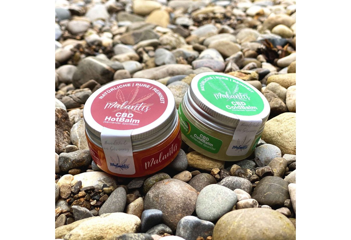 Malantis Pflege-Geschenkset - CBD Hot & Cold Bundle Pferdesalbe aus einem kühlenden & wärmenden Gel mit Arnika und Brennnesselextrakt, 2-tlg., 100% Naturkosmetik, Handmade in Germany Malantis Pflege-Geschenkset - CBD Hot & Cold Bundle Pferdesalbe aus einem kühlenden & wärmenden Gel mit Arnika und Brennnesselextrakt, 2-tlg., 100% Naturkosmetik, Handmade in Germany von Malantis
