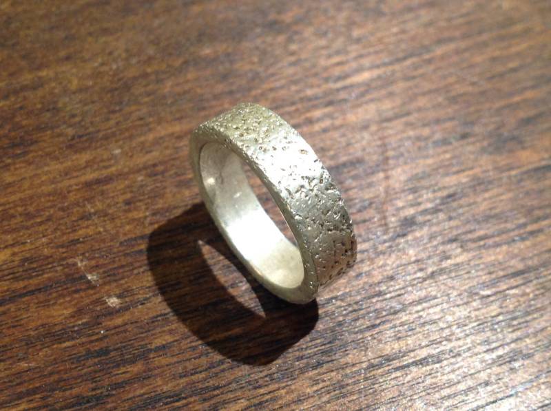 Hand Geschmiedeter Ring Aus 999Feinsilber von Malaschmuck