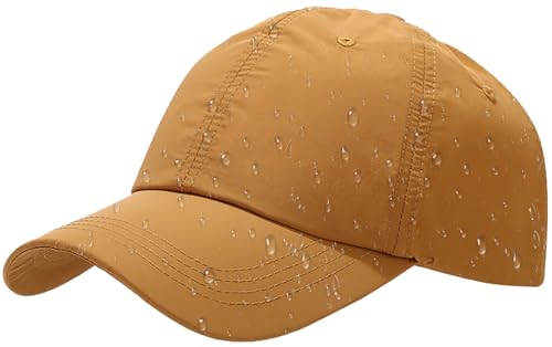 Malaxlx Kamel Wasserdicht Baseball Cap Damen Herren Kappe Verstellbar Baseballkappe Draußen Sun Mützen Visoren Athletic Schnell Trocknend Regenmütze Malaxlx Kamel Wasserdicht Baseball Cap Damen Herren Kappe Verstellbar Baseballkappe Draußen Sun Mützen Visoren Athletic Schnell Trocknend Regenmütze von Malaxlx