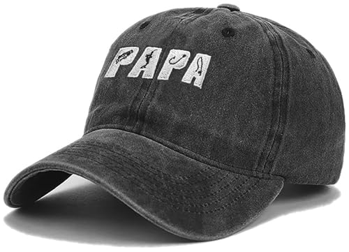 Malaxlx Papa Baseballkappe Herren Kappe Verstellbar Baseball Cap Draußen Trucker Cap Snapback Cap Sportkappe von Malaxlx
