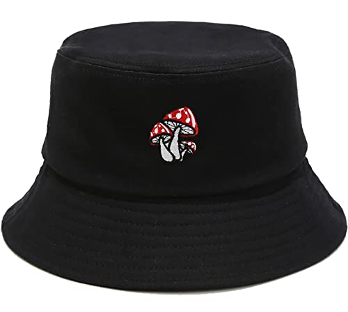 Malaxlx Unisex Pilze Fischerhut Bucket Hat Sonnenhut Sommerhut Strandhut Fischerhüte Draussenhut Faltbarer Anglerhut Freizeithut for Damen Herren von Malaxlx