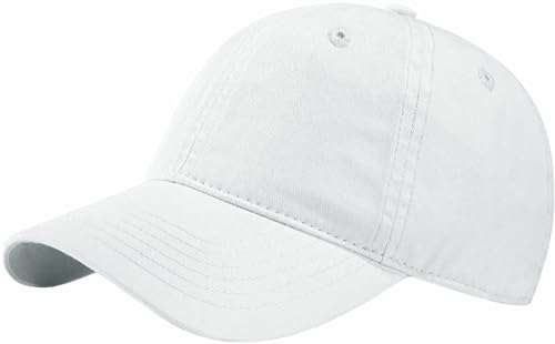 Malaxlx Weiß Baseball Cap Damen Herren Kappe Verstellbar Baseballkappe Draußen Sun Mützen Visoren Athletic Baseball Fitted Cap Trucker Cap von Malaxlx