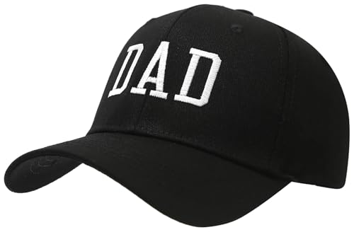 Papa Hut Baseball Cap Herren Kappe Verstellbar Baseballkappe Draußen Sonnenmütze Sports Fitted Trucker Cap Schwarz von Malaxlx