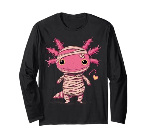 Niedliche Mama Axolotl Halloween Design Kinder Tierliebhaber Langarmshirt von Malaxoloththem