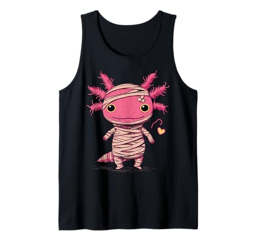 Niedliche Mama Axolotl Halloween Design Kinder Tierliebhaber Tank Top von Malaxoloththem