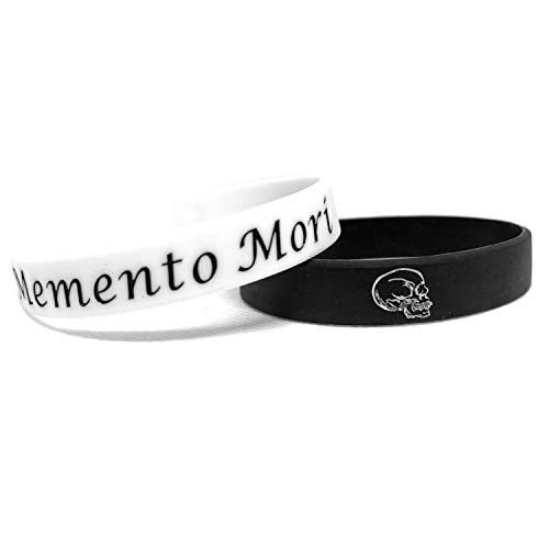 Malayan Momento Mori Armbänder 2er Pack - stoisches Armband - Remember You Will Dowing - Stoicism Seneca Marcus Aurelius Philosophie Marke von Malayan Products