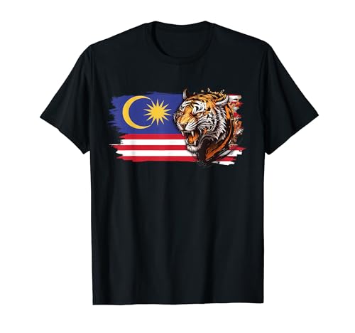Malaysia Flag T-Shirt, Malaysia Shirt, Malaysia T-Shirt Damen T-Shirt von Malaysiat shirt, vintage Malaysia, Malaysia kids