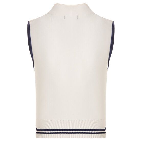 Malbon KARA MOCK NECK VEST Strick Pullunder ecru von Malbon