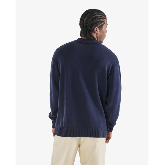 Malbon LINKS SWEATER Langarm Polo navy von Malbon